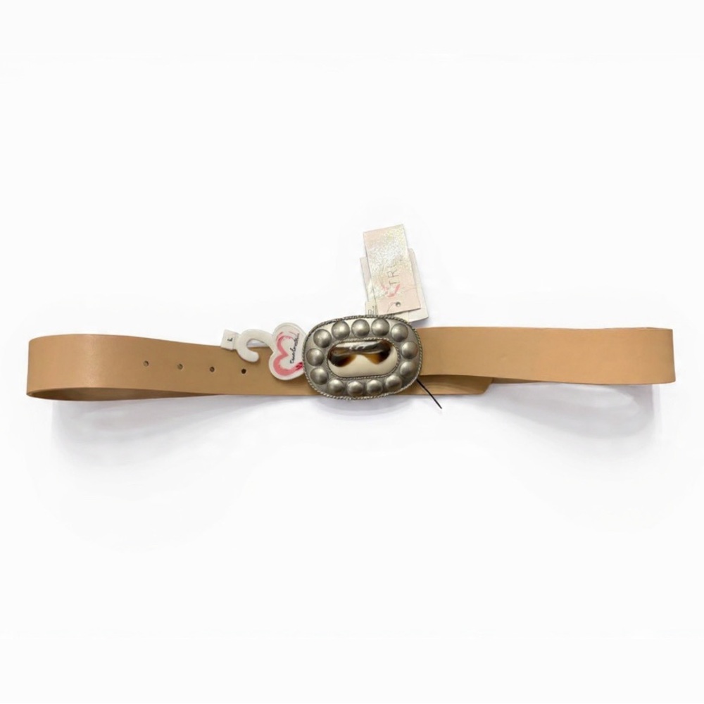 TRUE LOVE ACCESSORIES SIZE LARGE WESTERN TAN BELT W/ BUCKLE NWT